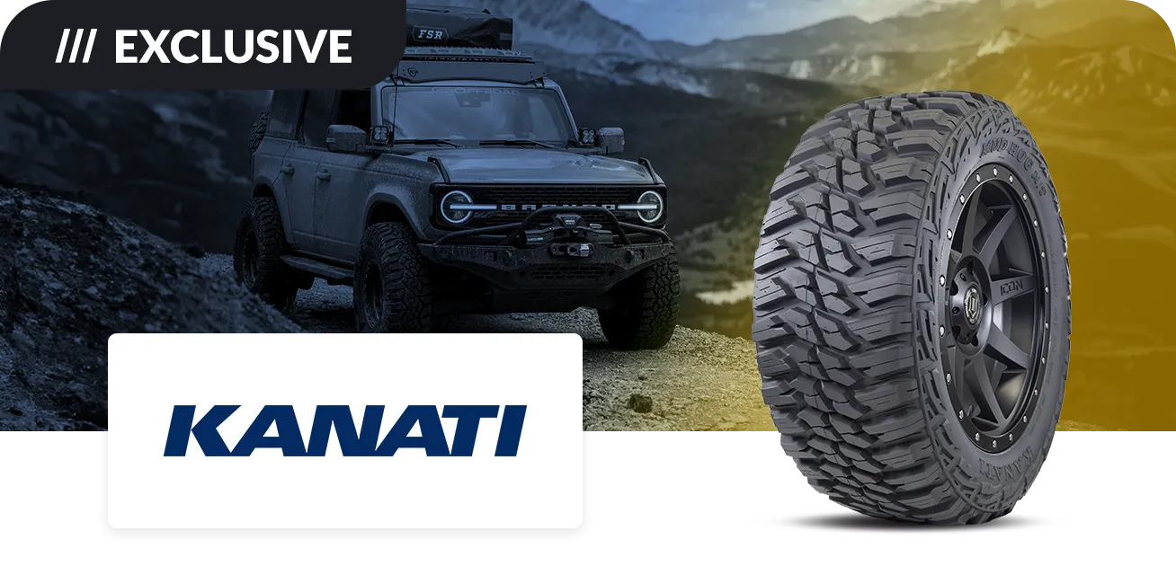 Kanati off-road tire promotion artwork